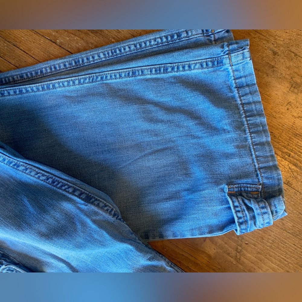 Banana Republic Blue Barrel Cargo Jeans - Picture 8 of 16